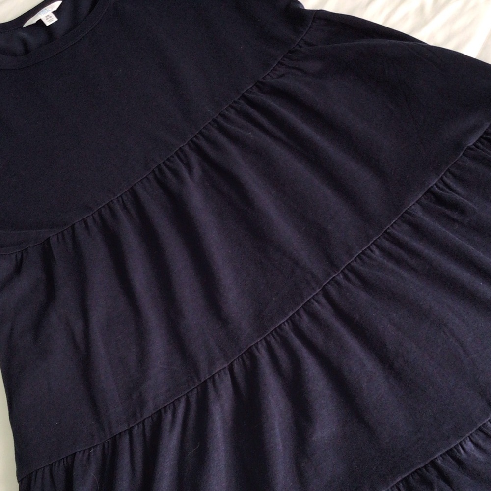 Time and Tru - Women’s Navy Blue, Short Sleeved, Casual Dress - Picture 11 of 11